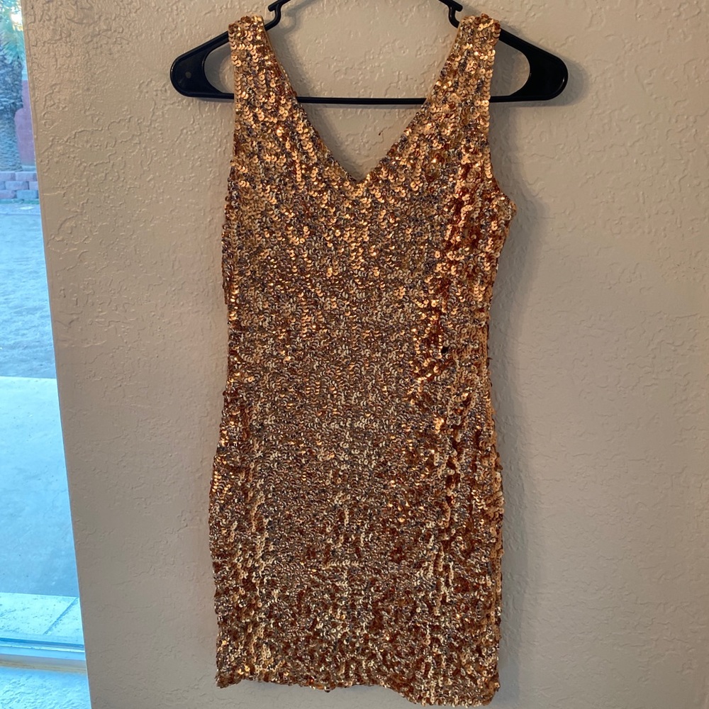 Gold Sparkly Dress